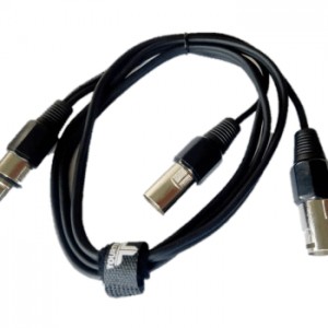 Double XLR to Single XLR-0. Audio Cables and Leads
