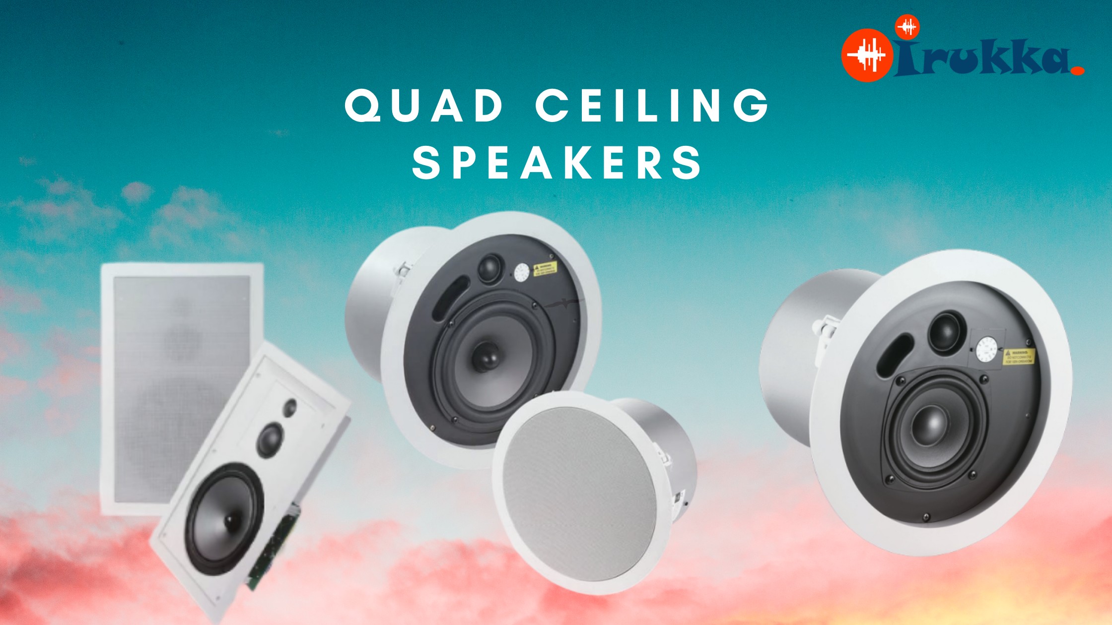 10 YEARS WARRANTY ON QUAD CEILING SPEAKERS IN NIGERIA ✓ buy ceiling speakers in Nigeria with 10 years warranty with free delivery in Lagos ✓