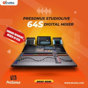 The Award-Winning Studio Live 64S Digital Audio Mixer