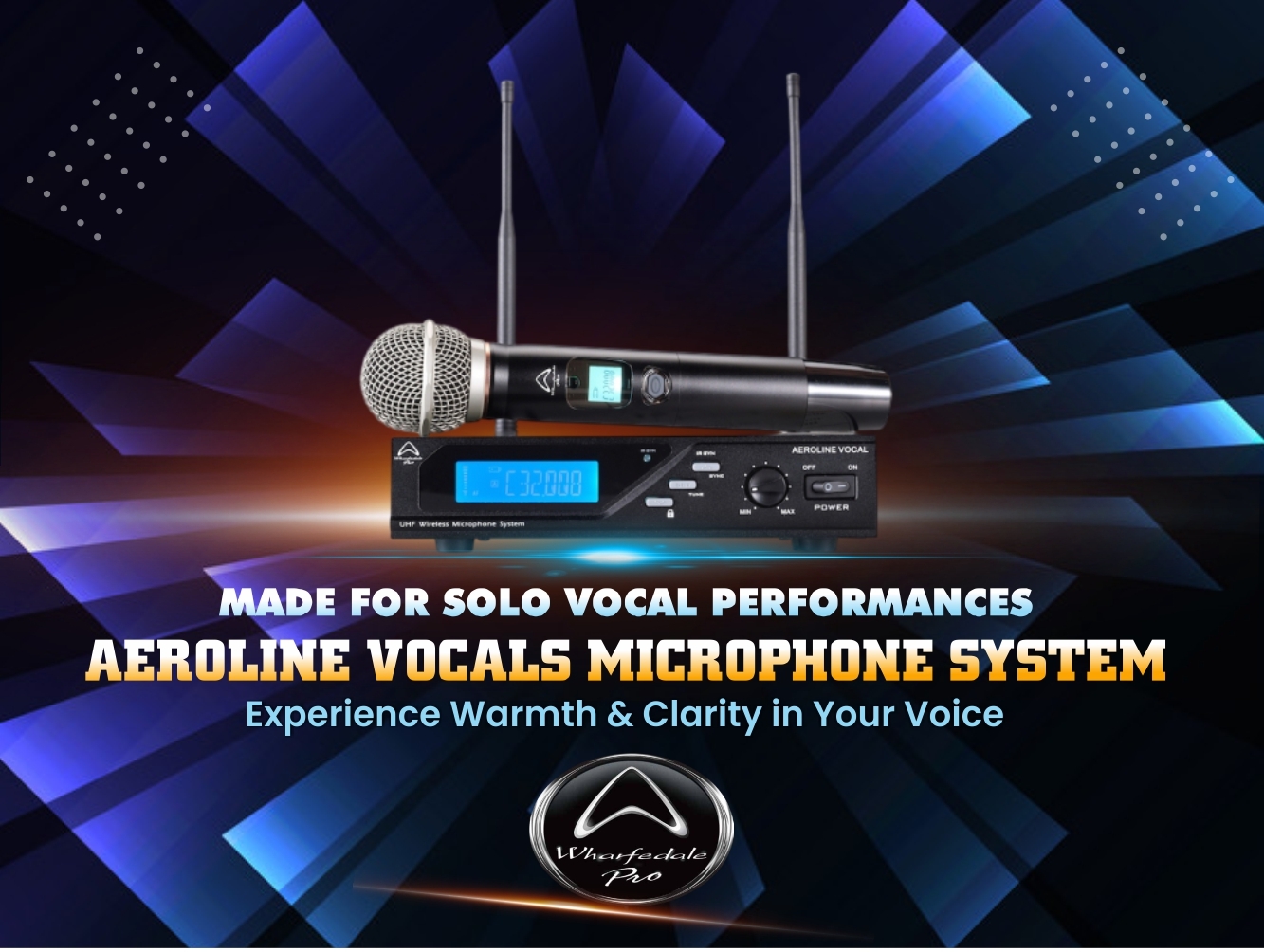 Experience Warmth & Clarity in Your Voice With the Wharfedale Aeroline Vocals