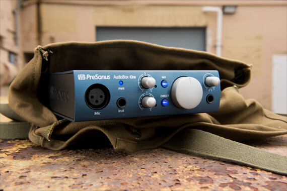 The AudioBox iOne Audio Interface for Guitarists and Songwriters on the Go