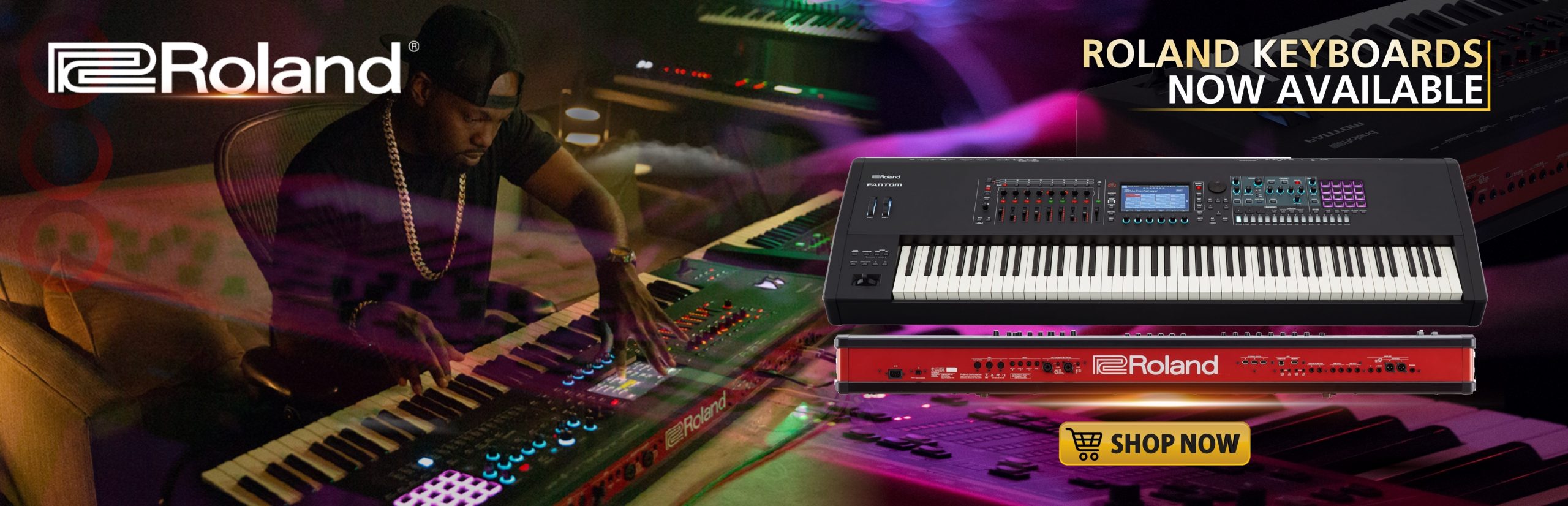 With The New Fantom 8 Synthesizer Keyboard, You Have Everything and Always.