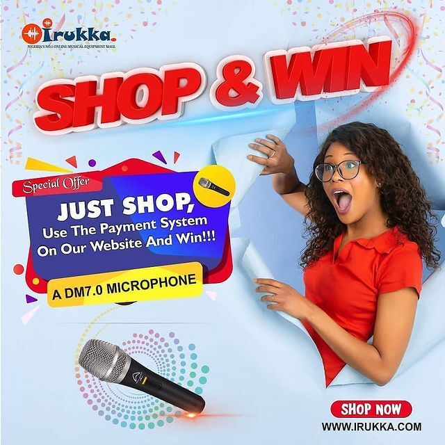 shop and win special offer on Irukka