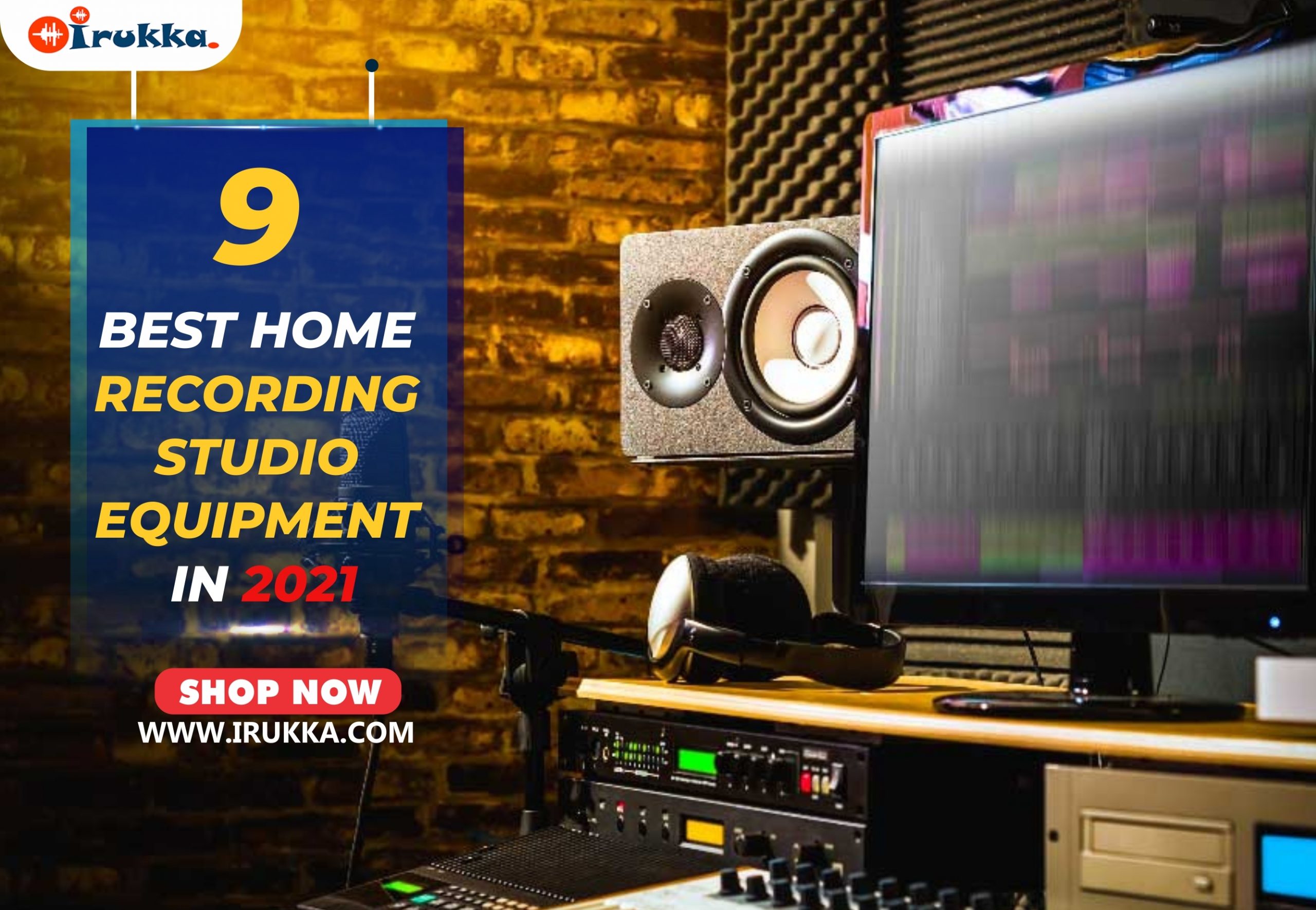 Studio and on sale recording equipment