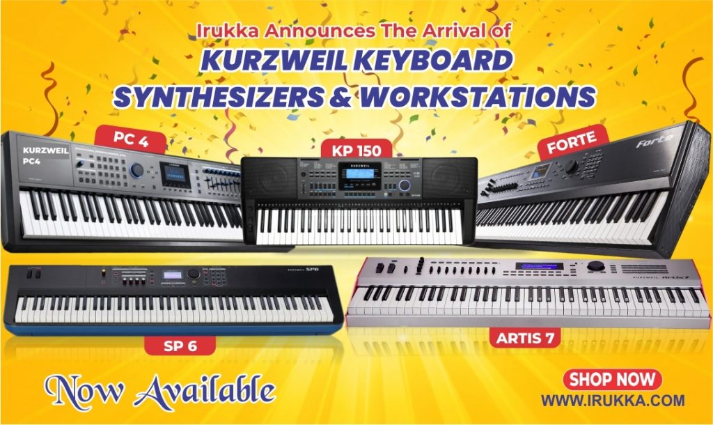 Irukka Announces The Arrival of Kurzweil Keyboard Synthesizers and Workstations