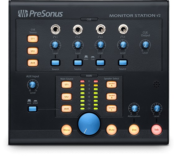 Presonus Monitor Station V2: The Desktop Speaker-Management Solution.