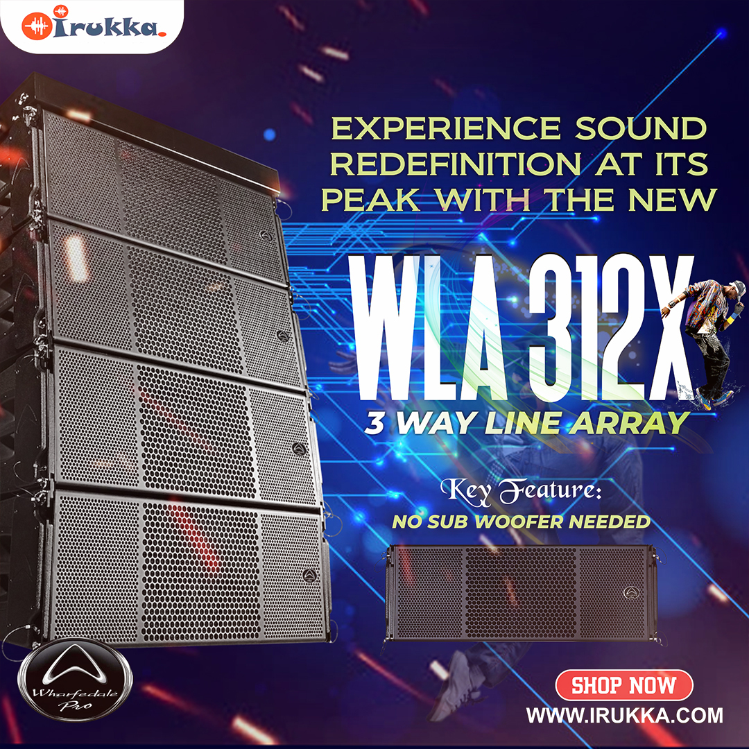 Experience sound redefinition at its peak with the new wla 312x line array