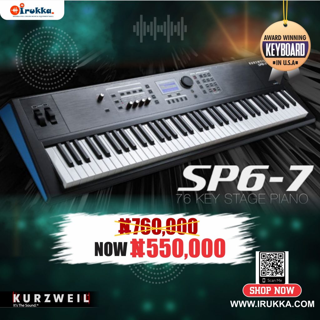 Kurzweil SP 6-7 Keyboard Now Available for a Discounted Price on Irukka Online
