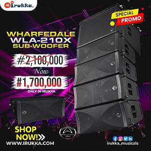 Wharfedale WLA-210X Subwoofer Speaker Promo Design and Price