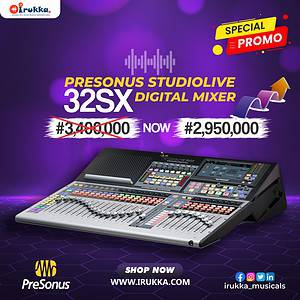 PreSonus StudioLive 32SX Digital Mixer Promo Design