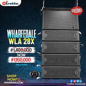 Wharfedale WLA-28X Passive Line Array Speaker Promo Design and Price