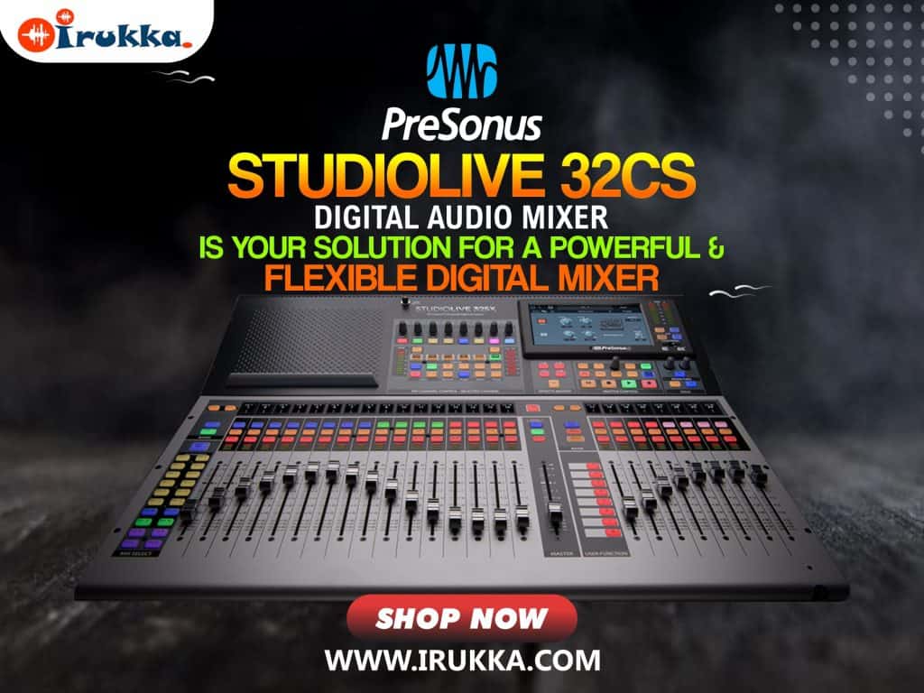 32SC Digital Mixer is your solution for a powerful & flexible digital mixer