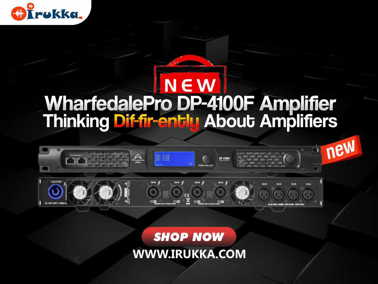 Wharfedale Pro DP 4100F Amplifier Thinking differently
