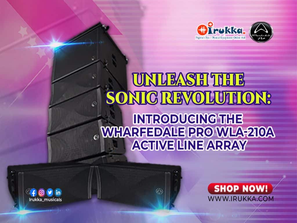 Unleash the Sonic Revolution: Introducing the Wharfedale Pro WLA-210A Active Line Array!