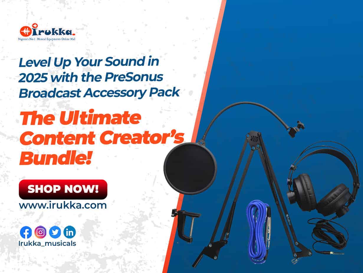 level up your sound in 2025 with PreSonus Accessory Pack