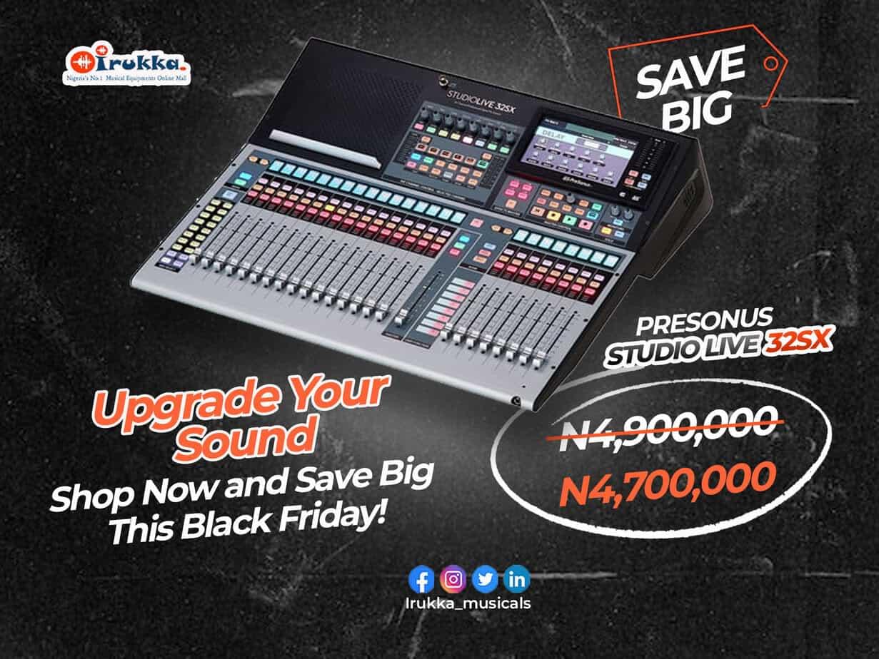 Unmissable Black Friday Deal on the PreSonus StudioLive 32SX
