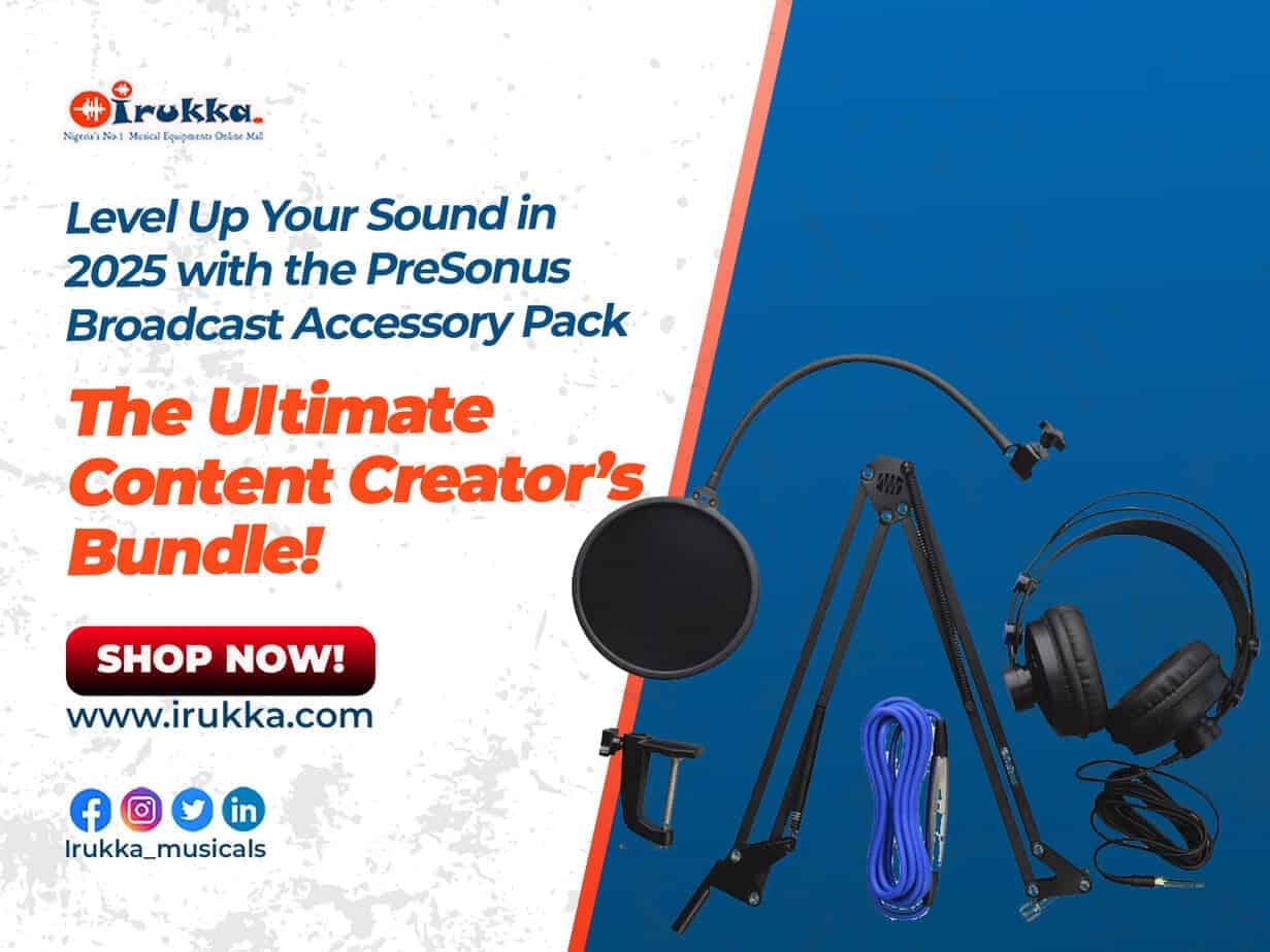 level up your sound in 2025 with PreSonus Accessory Pack