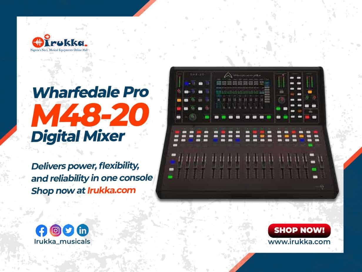 Unlock Professional Mixing Power with the Wharfedale M48-20 Digital Mixer